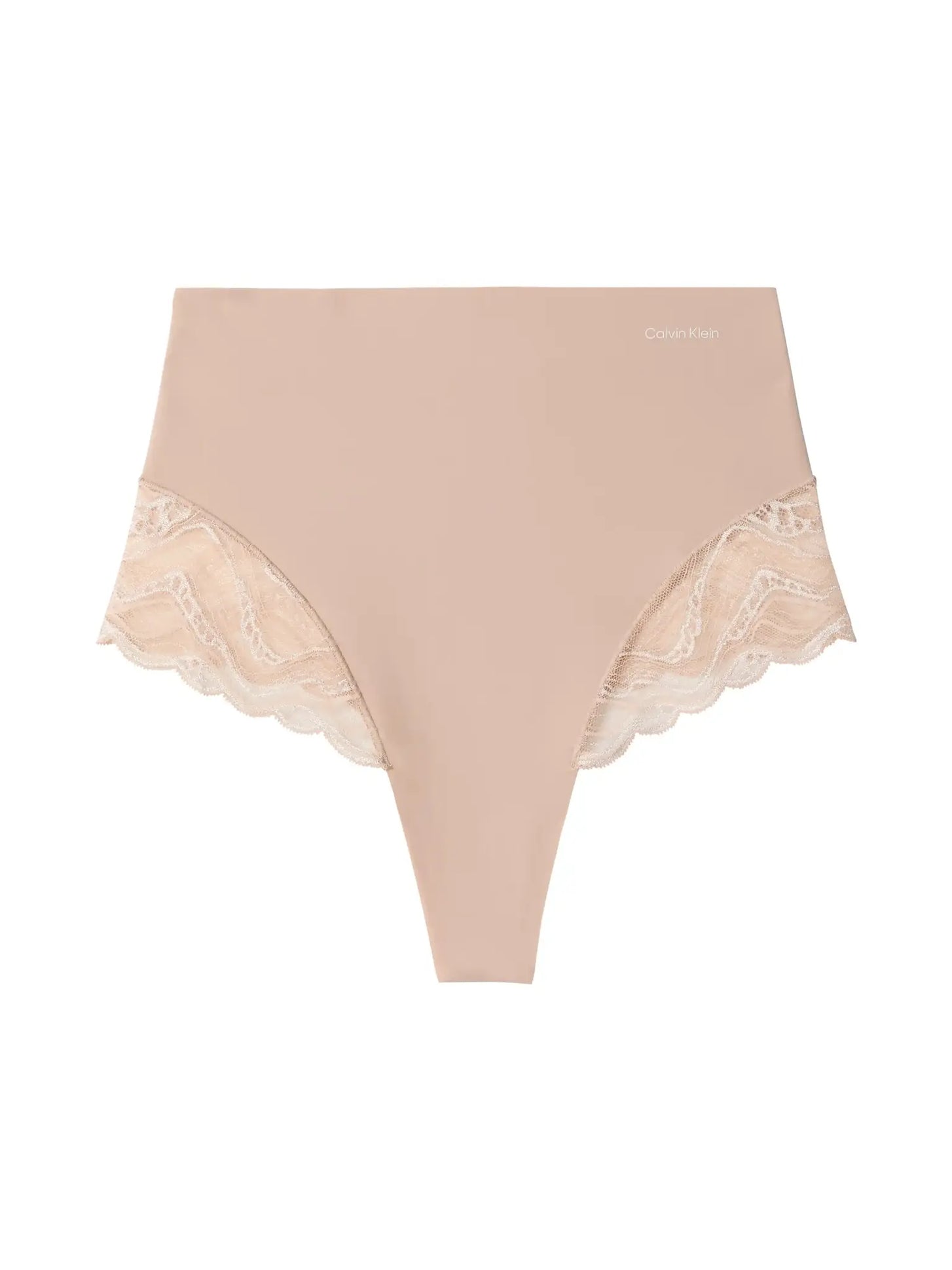 Sliponline Calvin Klein highwaist dames string - kant