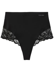 Sliponline Calvin Klein highwaist dames string - kant