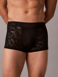 Sliponline Calvin Klein Kanten Heren boxershorts low rise - microfibre lace - Sculpt