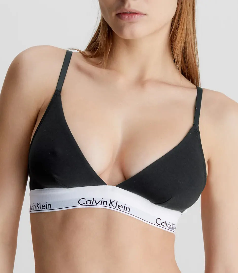Sliponline Calvin Klein Triangle Bralette dames - Unlined