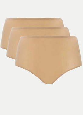 Sliponline Chantelle 3-pack naadloze taille slip - Soft Strech - High waist brief