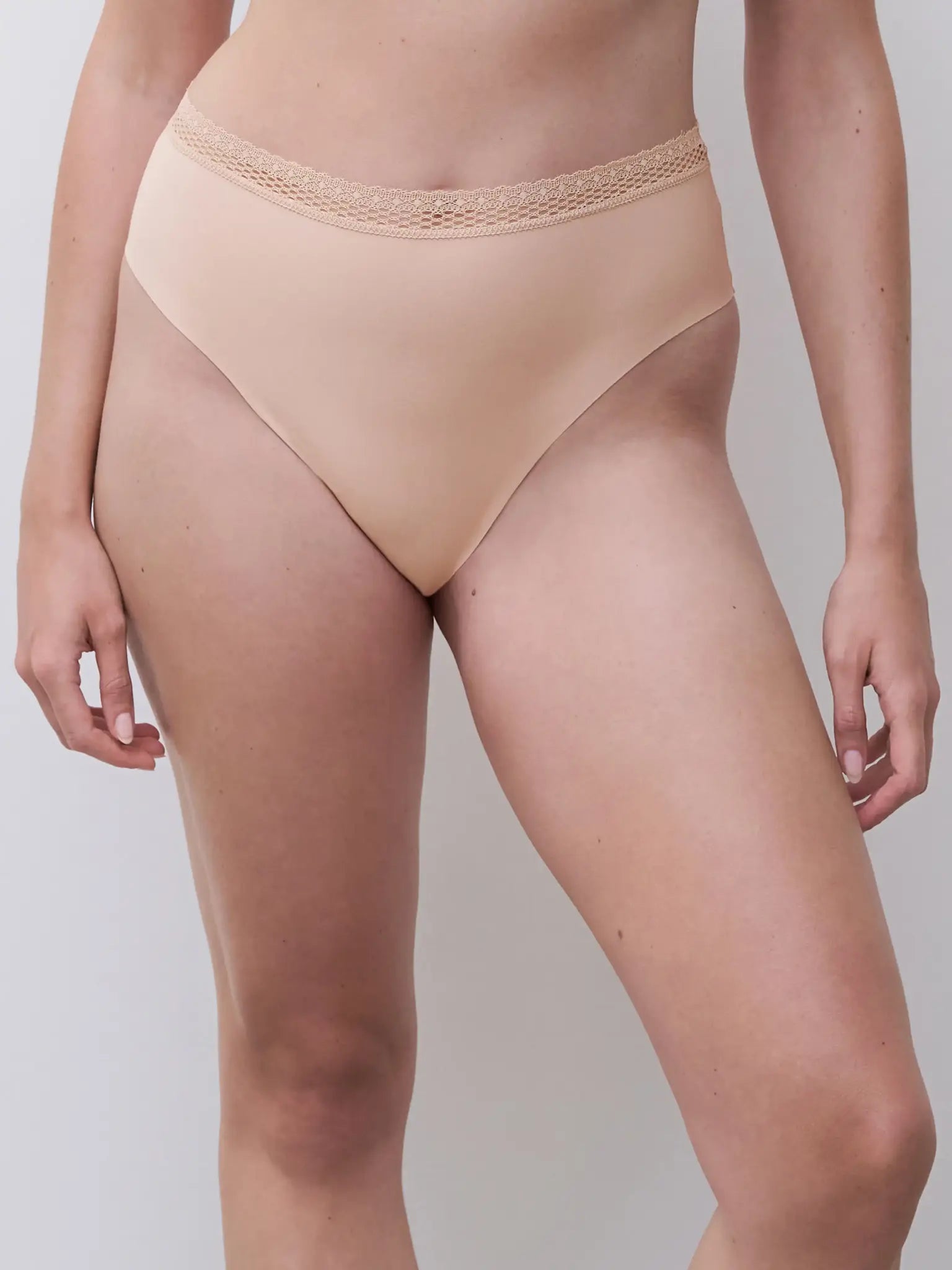 Sliponline Chantelle dames kanten highwaist slip modal - Cozy Chic