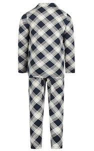 Sliponline Charlie Choe katoenen jongens pyjama - Ruit