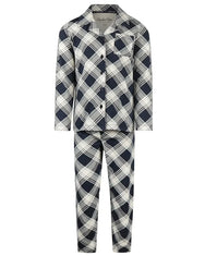 Sliponline Charlie Choe katoenen jongens pyjama - Ruit