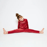 Sliponline Charlie Choe velours meisjes pyjama - Stars