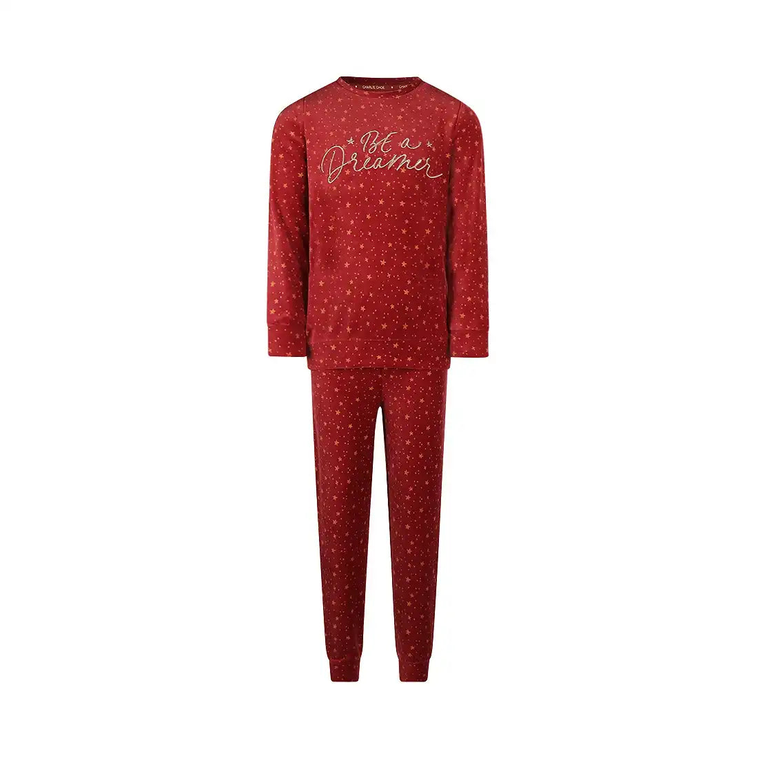 Sliponline Charlie Choe velours meisjes pyjama - Stars