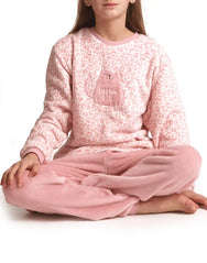 Sliponline Cocodream fleece meisjes pyjama - Dream Big