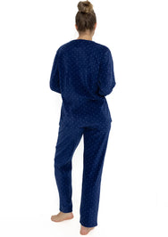 Sliponline Cocodream fleece pyjama dames - Dots