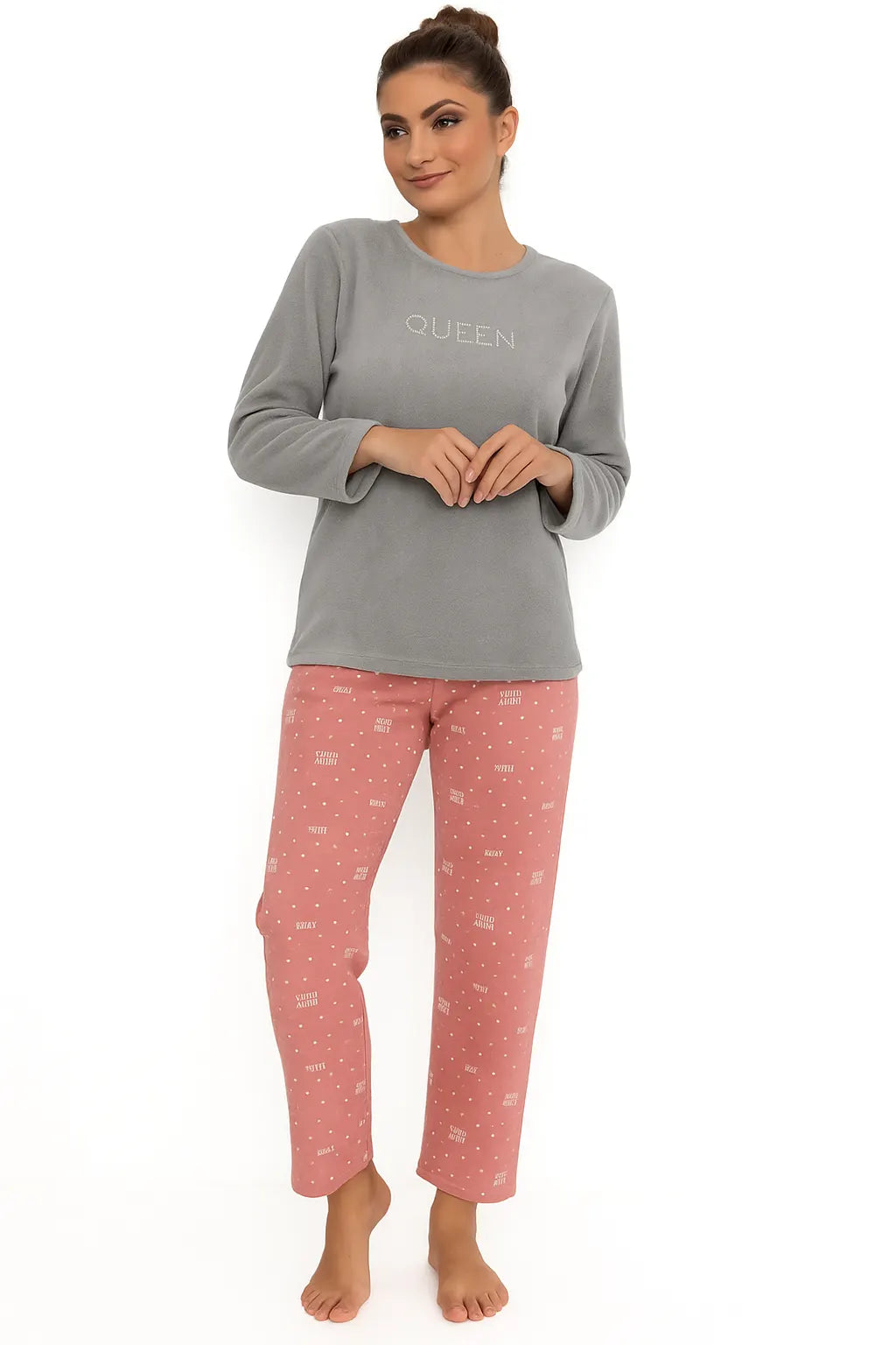 Sliponline Cocodream fleece pyjama dames - Queen