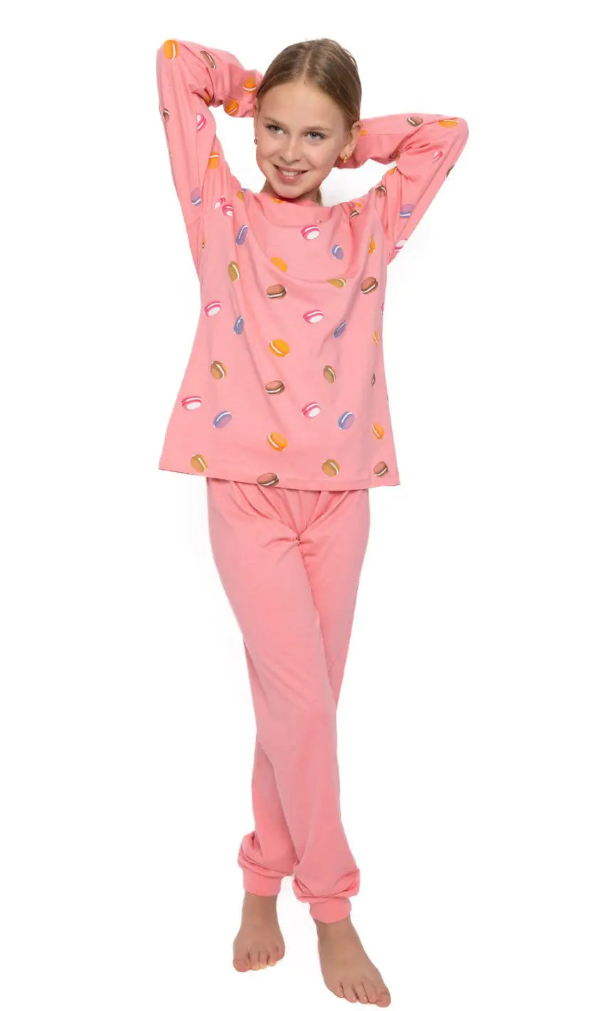 Sliponline Cocodream katoenen pyjama meisjes - Macaron