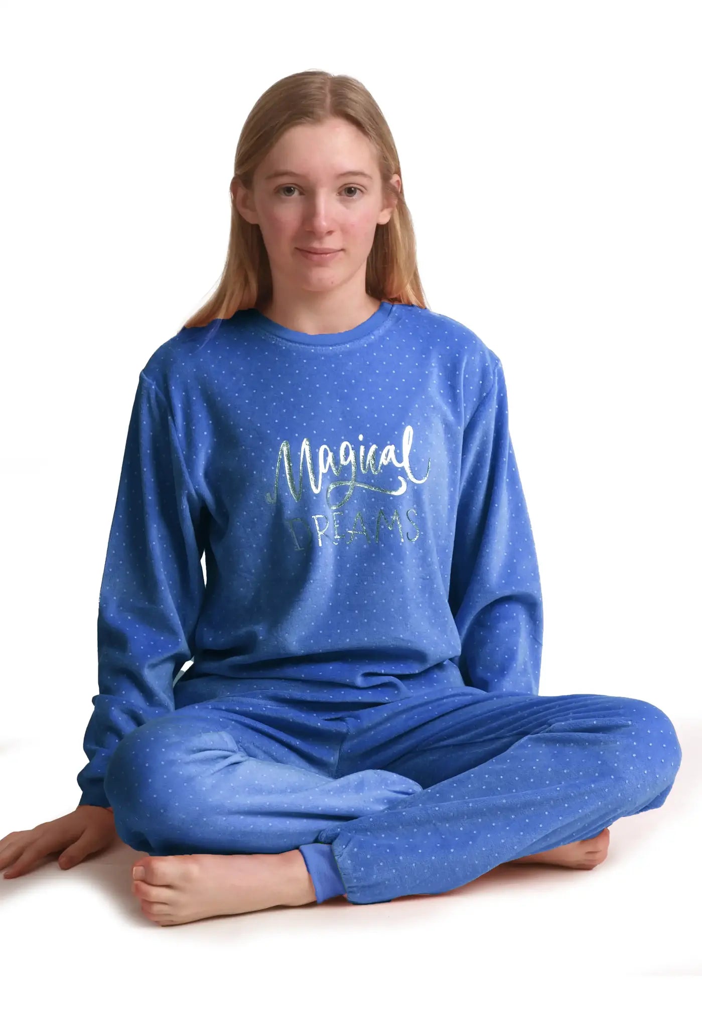 Sliponline Cocodream velours meisjes pyjama - Magical Dreams