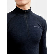 Sliponline Craft thermoshirt heren lange mouw met rits - Core dry