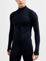 Sliponline Craft thermoshirt heren lange mouw met rits - Core dry