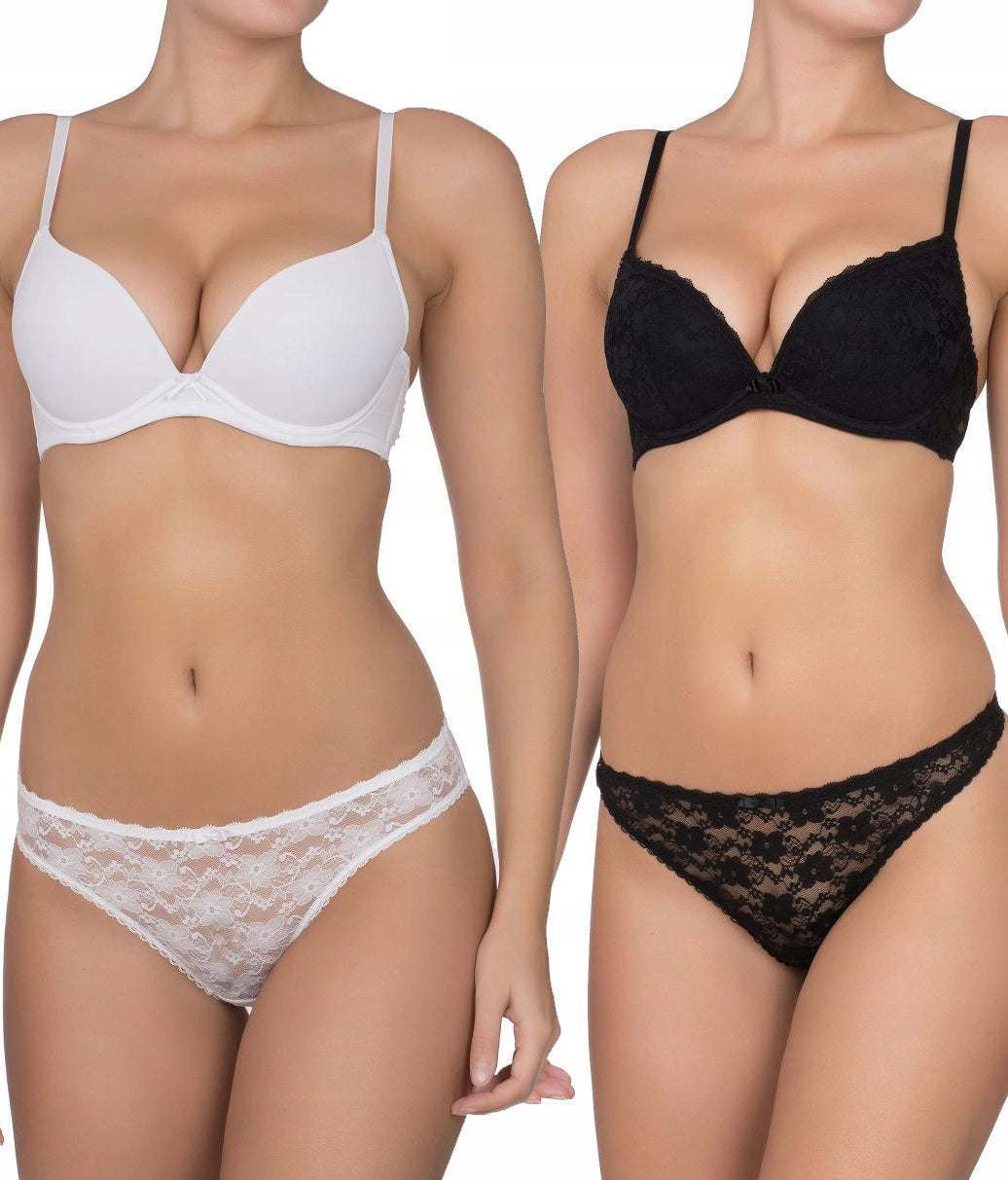 Sliponline Dorina 2-Pack Push up / Plunge BH's - Sonia