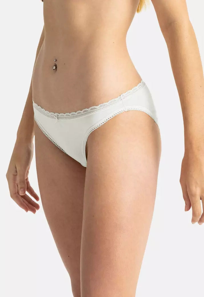 Sliponline Dorina 3-pack Dames slips Basic Naomi - Wit