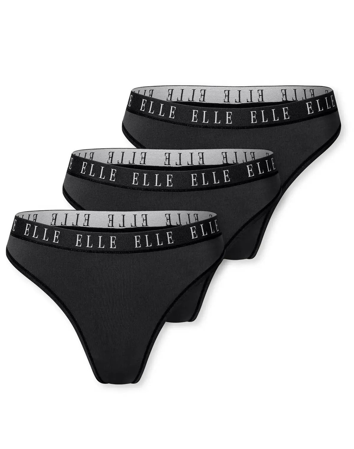 Sliponline Elle 3-Pack dames tanga strings microfiber