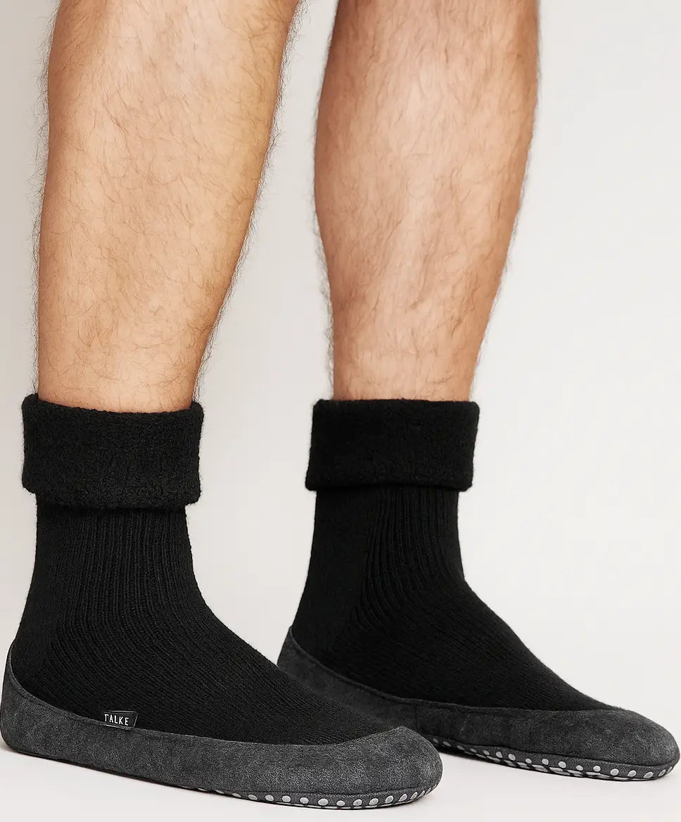 Sliponline FALKE Cosyshoe pantoffels - Anti slip sokken heren - Huissokken