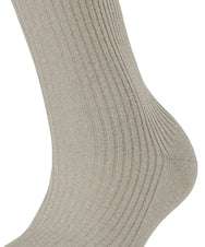 Sliponline FALKE Rib hoge dames sokken - Shiny