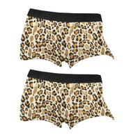 Sliponline Funderwear meisjes boxershorts luipaard 2-pack