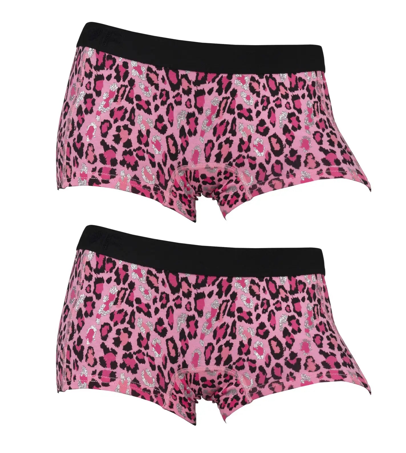 Sliponline Funderwear meisjes boxershorts luipaard 2-pack
