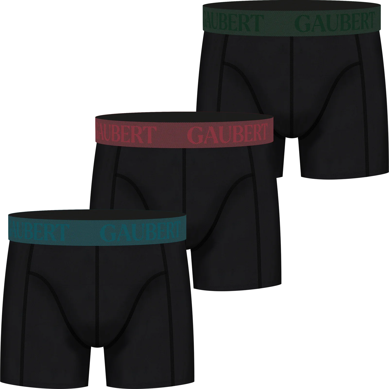 Sliponline Gaubert 3-pack Heren boxershorts Bamboe - Black - 010