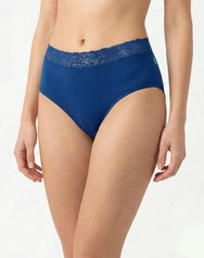 Sliponline Gaubert 5-pak kanten bamboe taille slips - Bamboe ondergoed