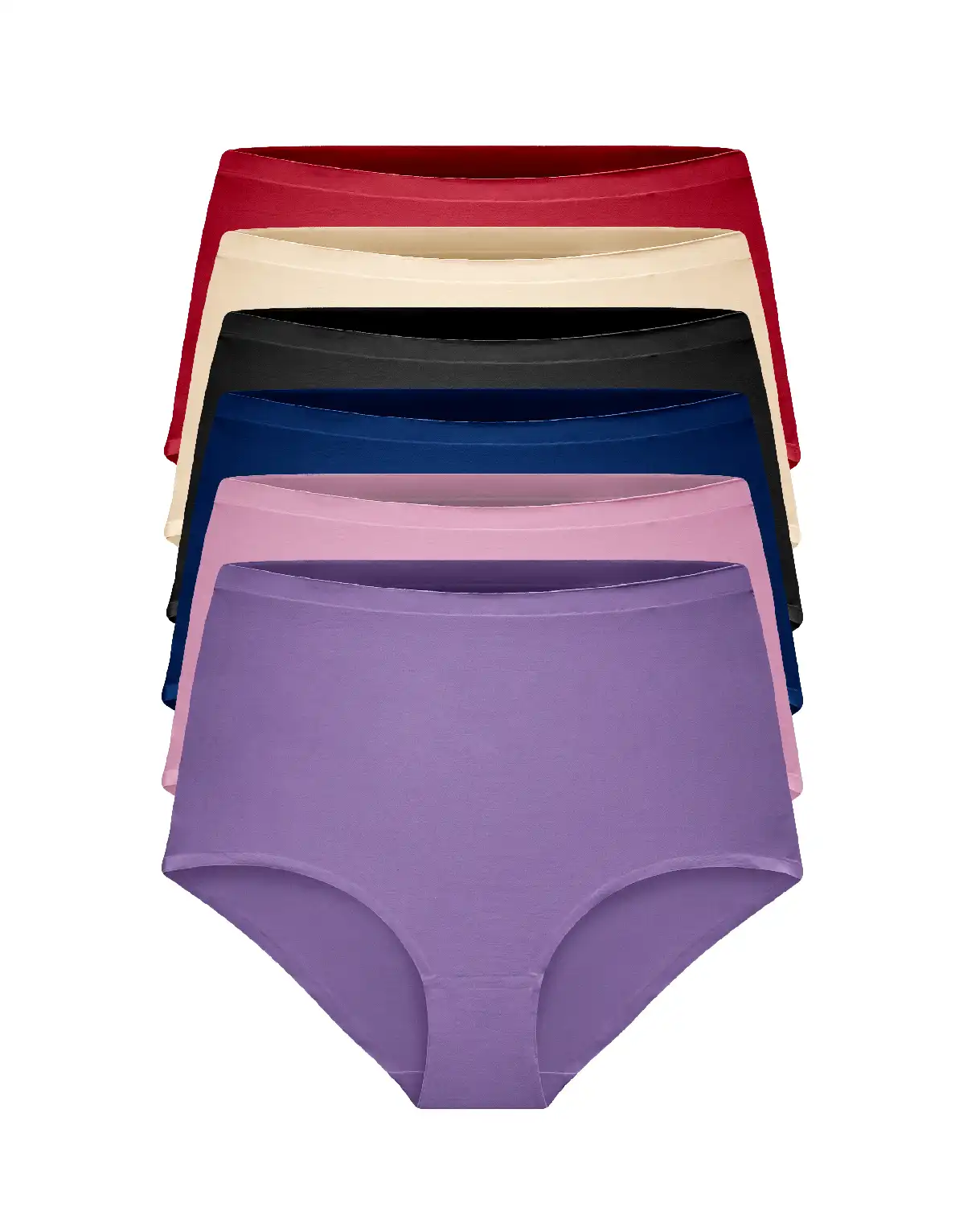 Sliponline Gaubert 6-Pack Dames taille slip invisible - Onzichtbaar