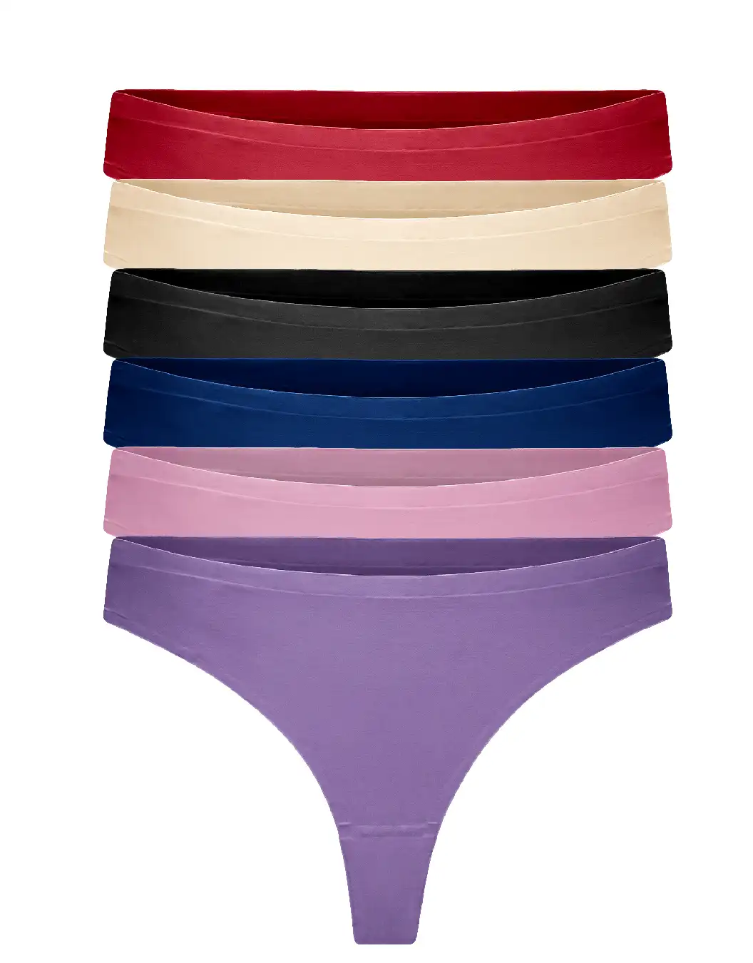 Sliponline Gaubert 6-Pack Strings dames invisible - Onzichtbaar