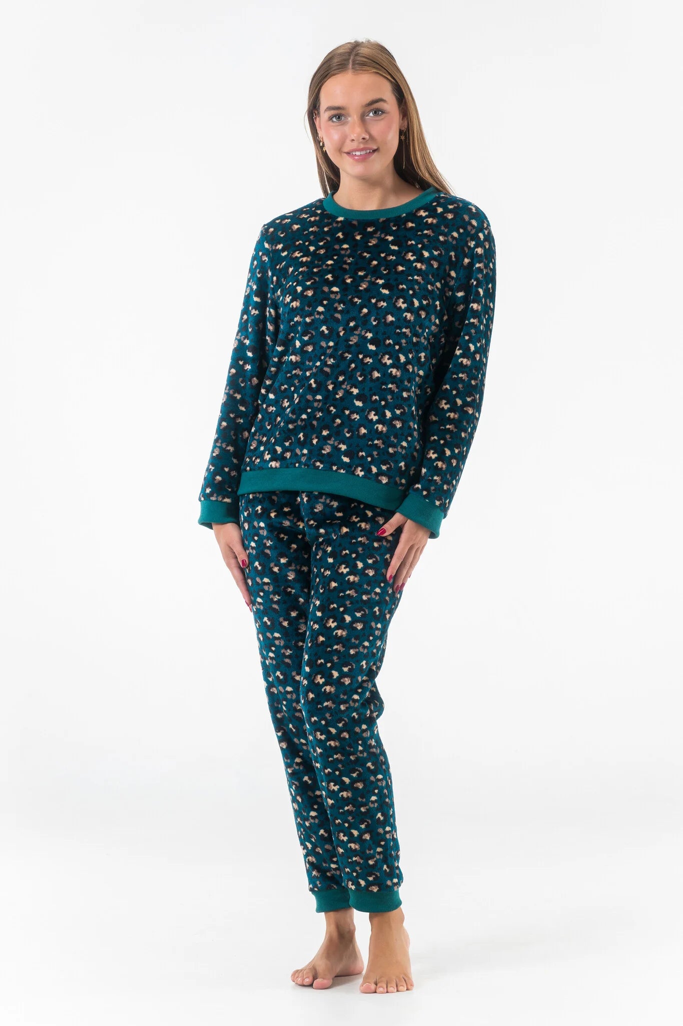 Sliponline Gaubert dames pyjama Fleece - Huispak