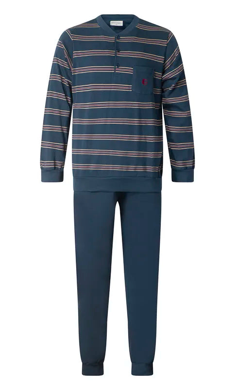 Sliponline Gentlemen heren pyjama Warme Dikke Tricot - Double jersey