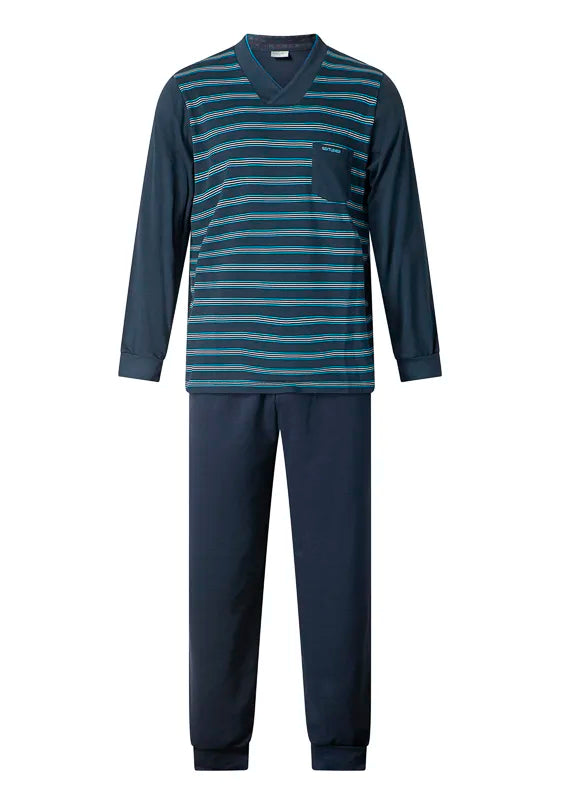 Sliponline Gentlemen heren pyjama Warme Dikke Tricot - Double jersey
