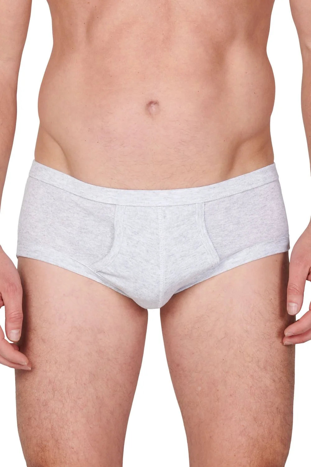 Sliponline HL-tricot heren slip met gulp, Flatlock