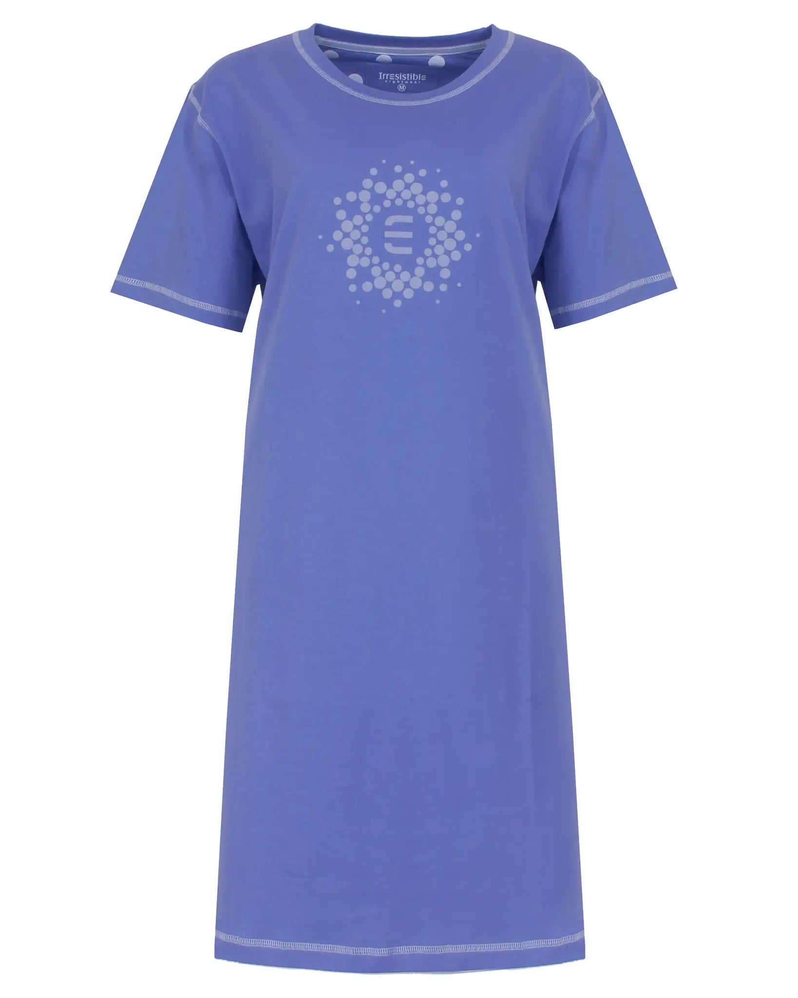 Sliponline Irresistible dames nachthemd korte mouw - Blauw