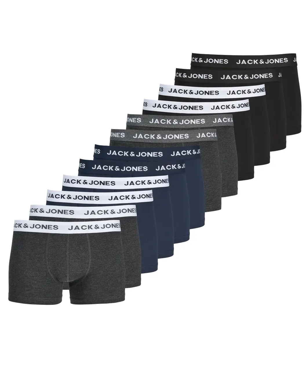 Sliponline Jack & Jones 12-Pack heren boxershort - Combi