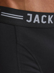 Sliponline Jack & Jones 3-Pack heren boxershorts - Black waistband