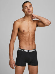 Sliponline Jack & Jones 3-Pack heren boxershorts - Black waistband