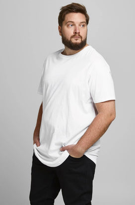 Sliponline Jack & Jones grote maat heren T-shirt - ronde hals