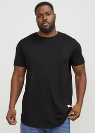 Sliponline Jack & Jones grote maat heren T-shirt - ronde hals