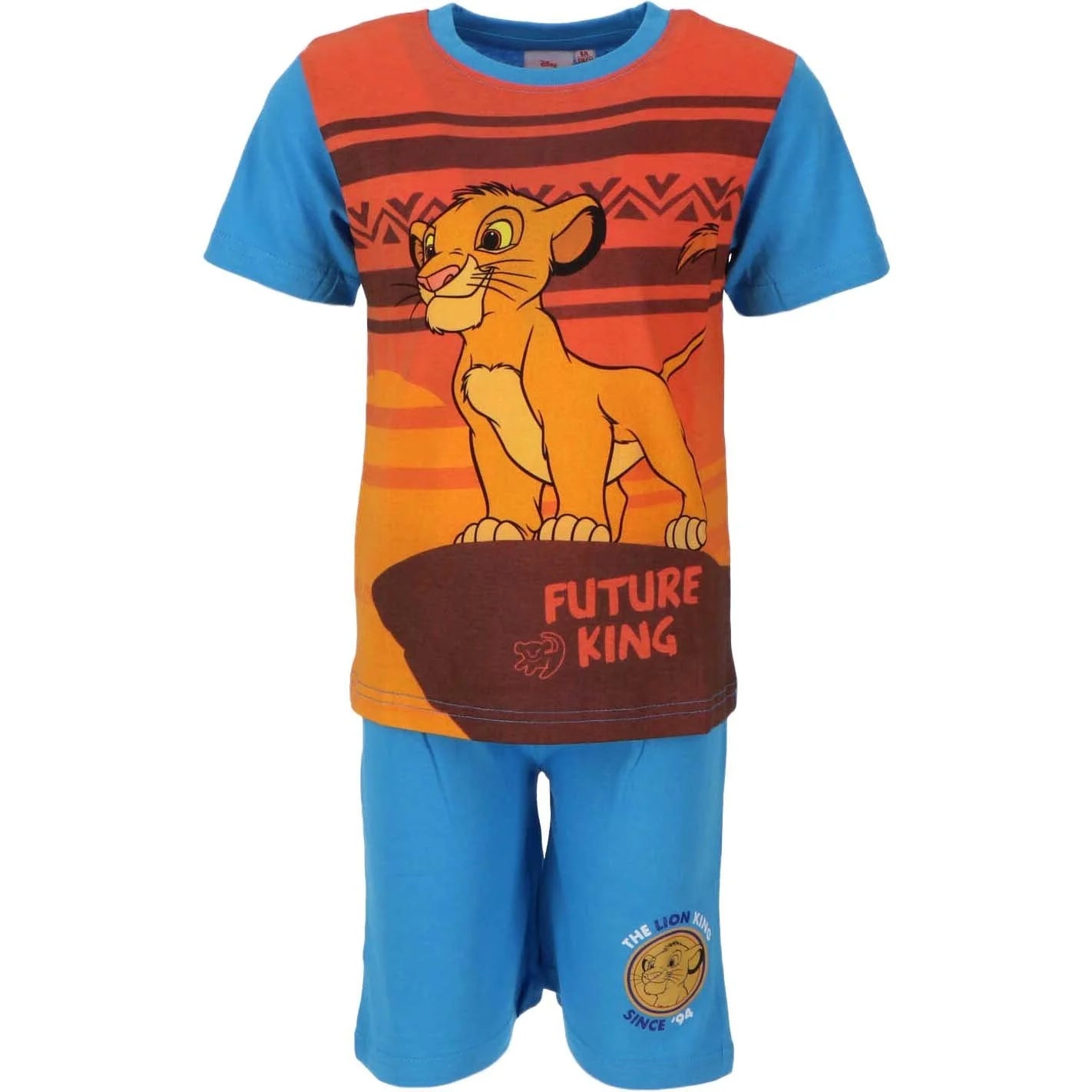 Sliponline Lion King jongens shortama Samba - Disney - Blauw