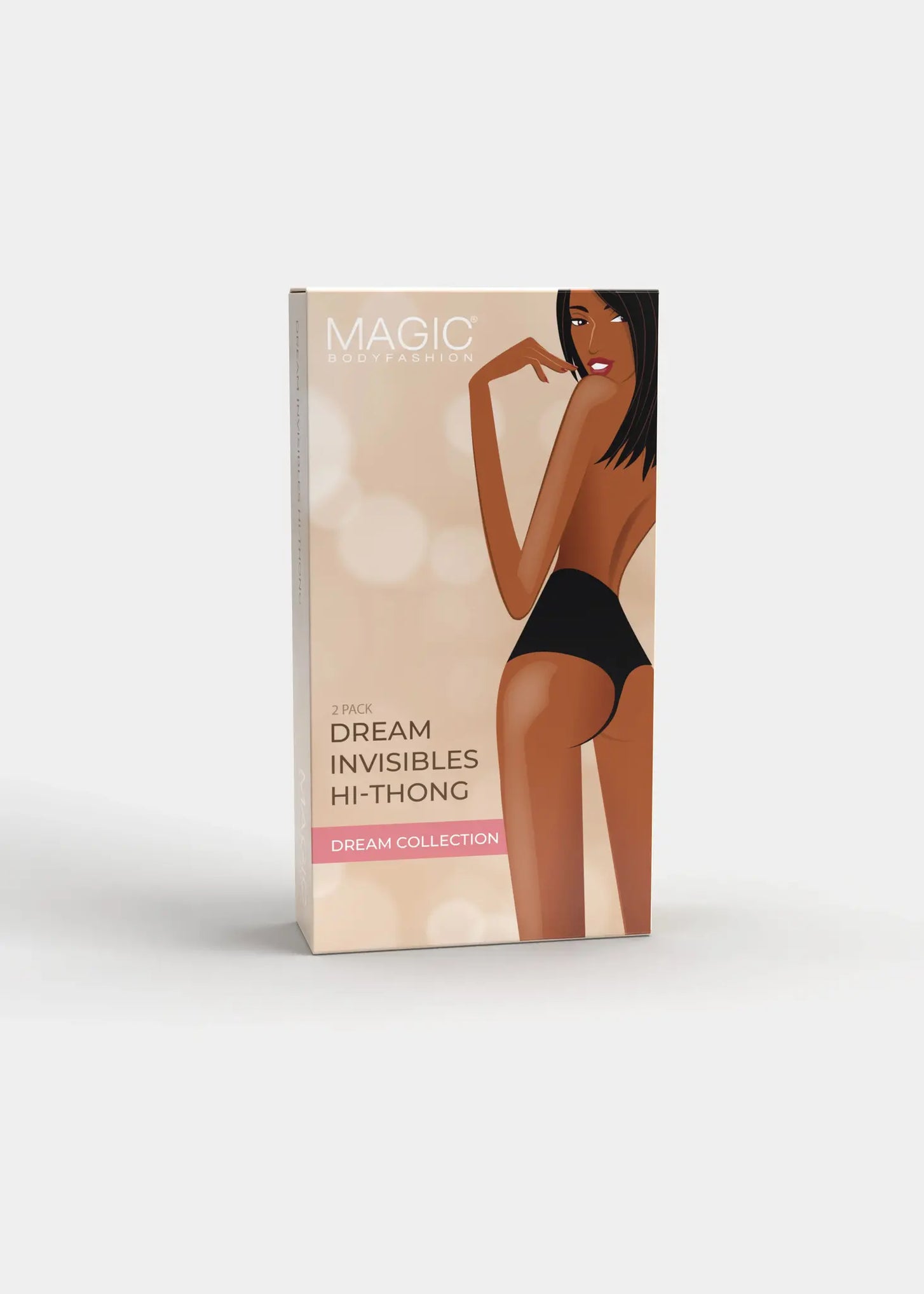 Sliponline Magic 2-pack hoge taille string - Invisible Hi Thong dames