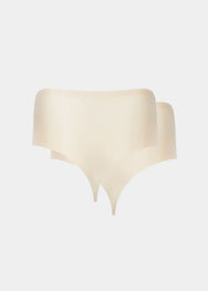 Sliponline Magic 2-pack hoge taille string - Invisible Hi Thong dames