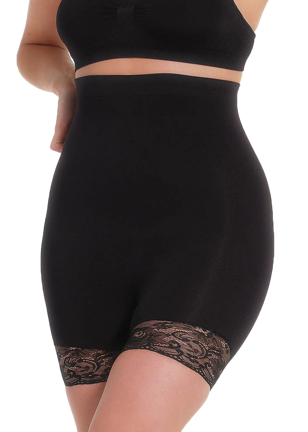 Sliponline Magic hoge corrigerende boxershort met kant - Comfort