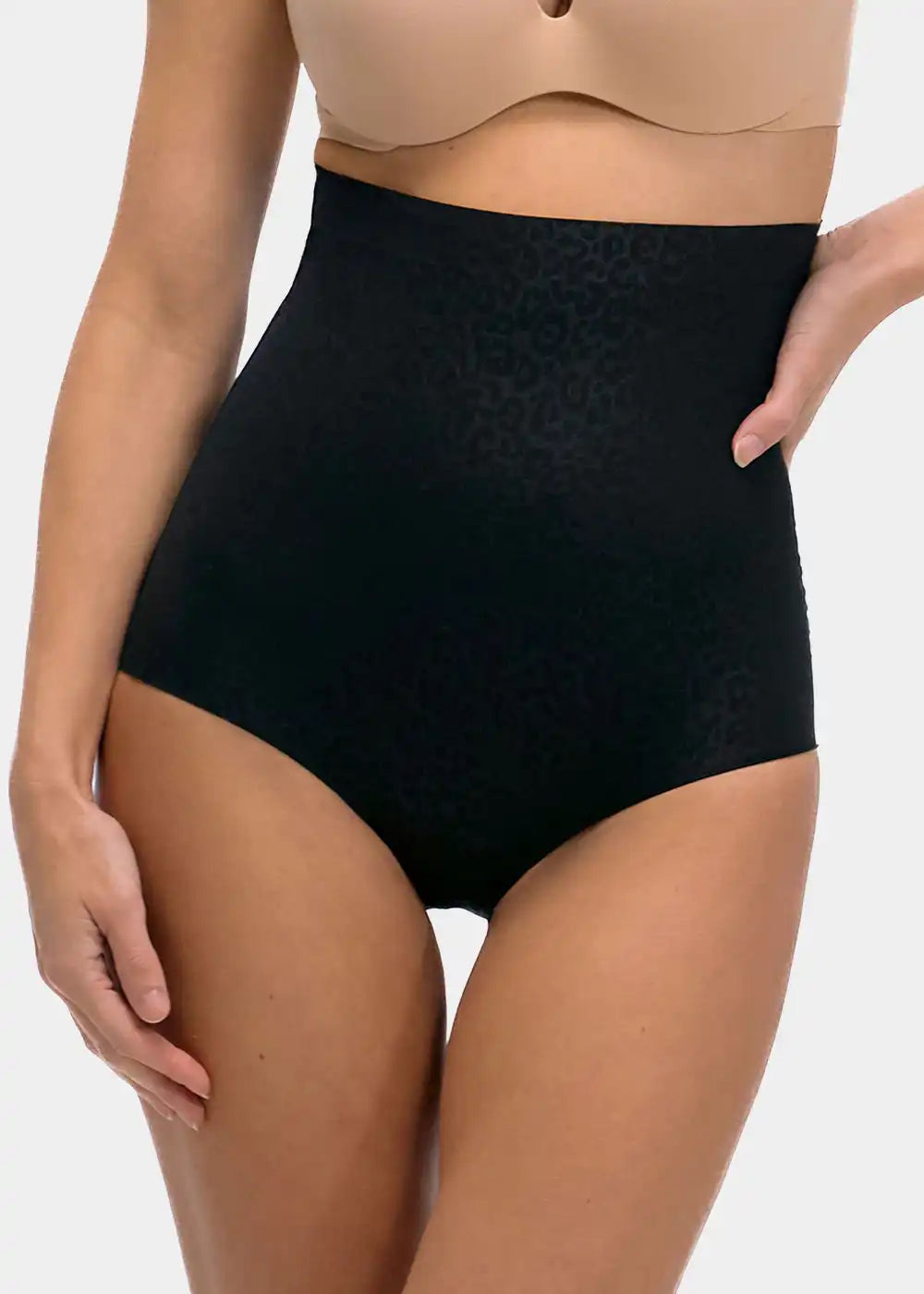 Sliponline Magic hoge corrigerende naadloze slip Hi-Brief Leopard