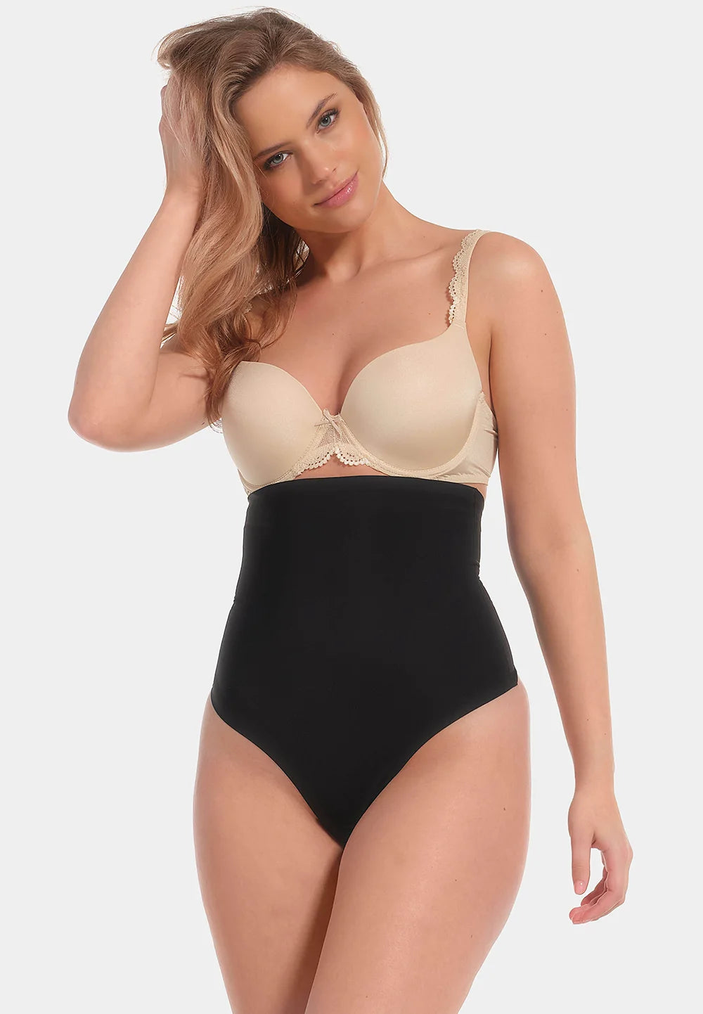 Sliponline Magic hoge sterk corrigerende string - Maxi Sexy Hi-Thong