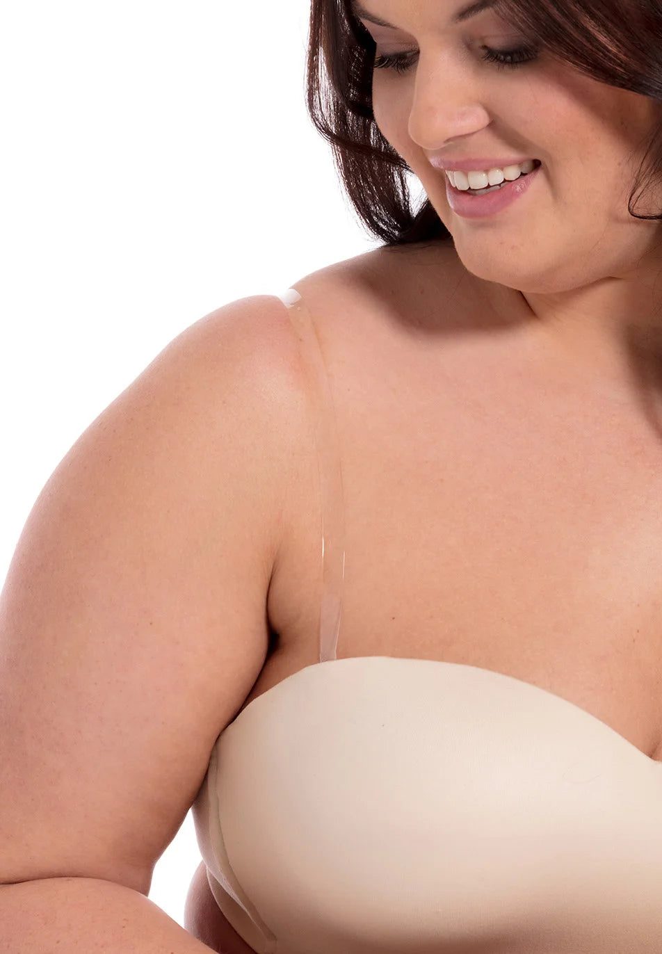 Sliponline Magic siliconen bh bandjes doorzichtig - Transparant - Bra straps