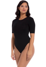 Sliponline Magic zwarte stringbody korte mouw - Everybody shortsleeve