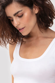 Sliponline Mey Organic dames brede band hemd - Biologisch katoen