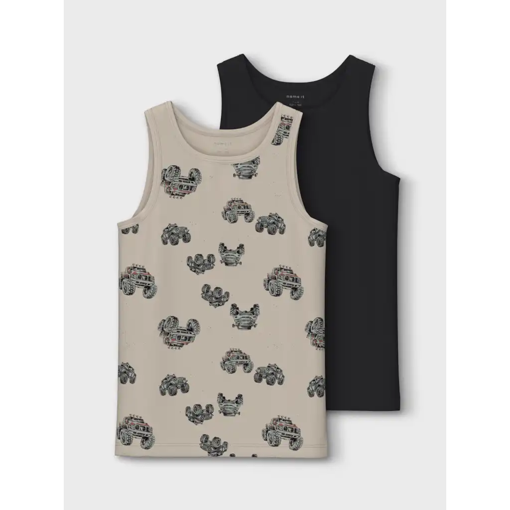 Sliponline Name-it 2-Pack jongens hemden - ''Monster Truck''