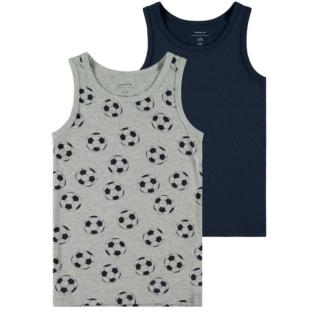 Sliponline Name-it 2-Pack jongens hemden - Voetbal