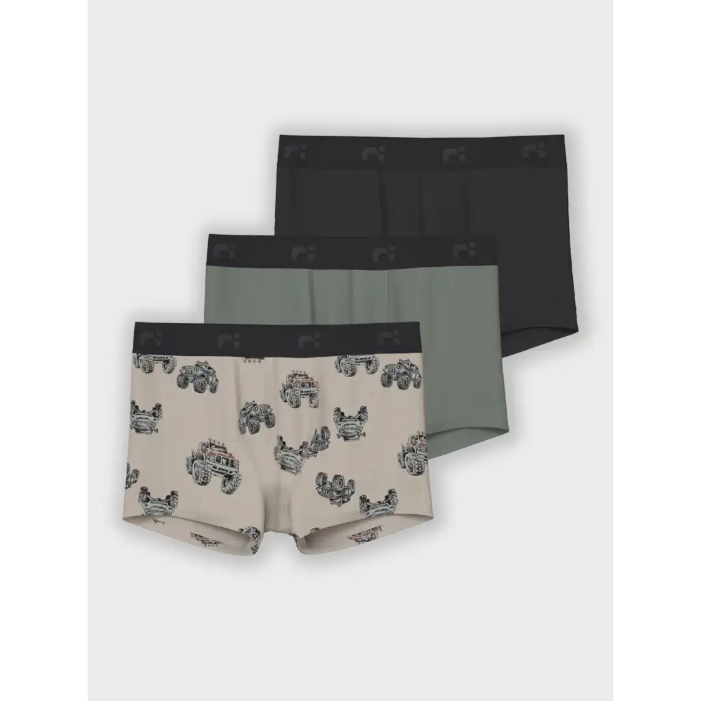 Sliponline Name-it  3-pak jongens boxershorts  - ''Monster Truck''